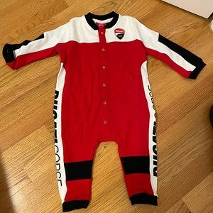 Ducati Baby Racing Suit/Sleepsuit 12M NIB